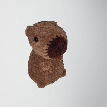 Capybara plush pattern, capybara plush, plushie patterns, baby crochet pattern