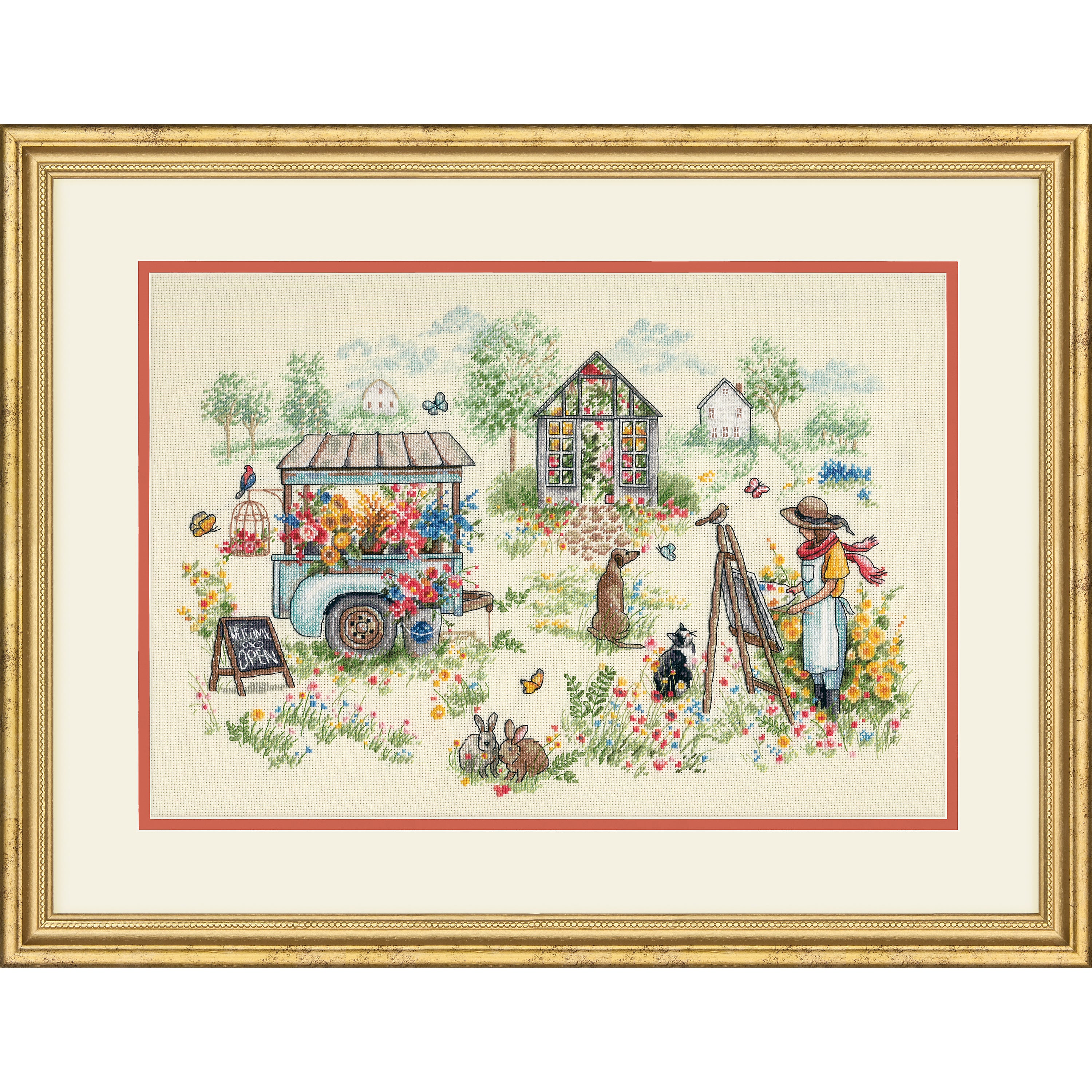 Dimensions Cross Stitch Kit: Gold Collection: Blissful Moments