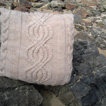 Starburst and cabled cushion covers