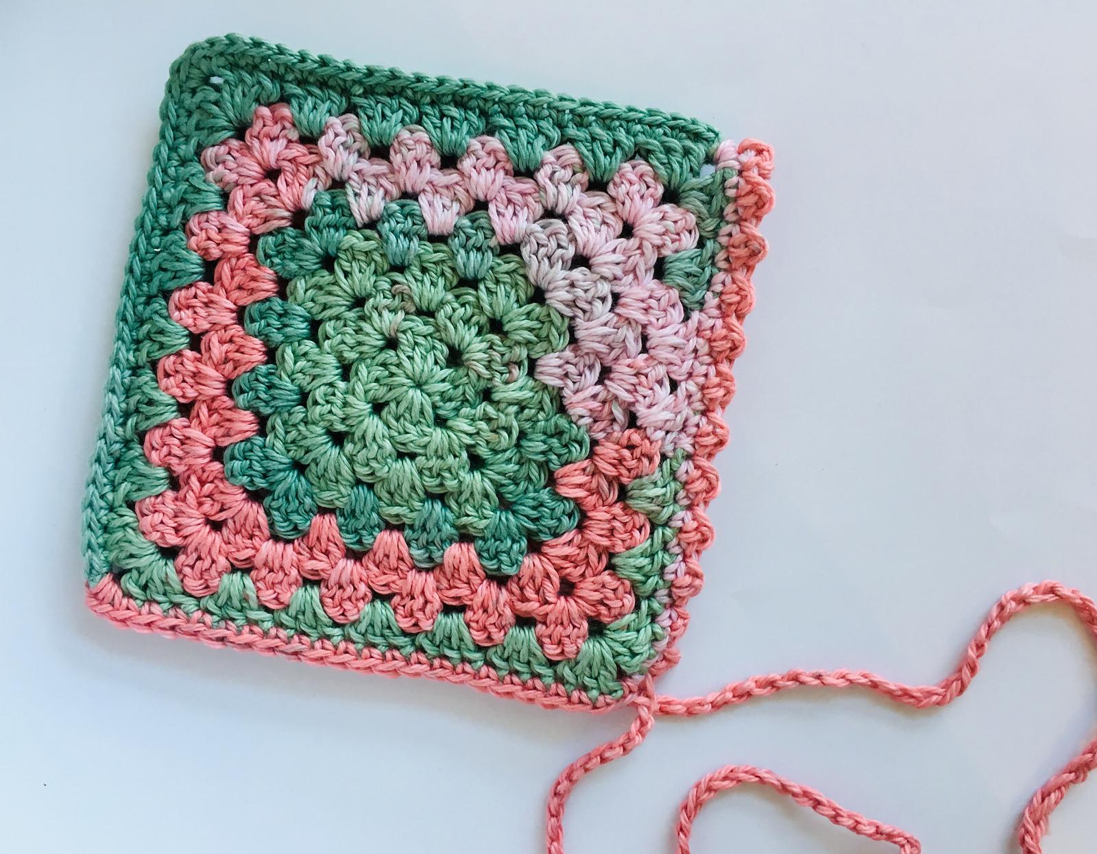 Granny Square Summer bonnet