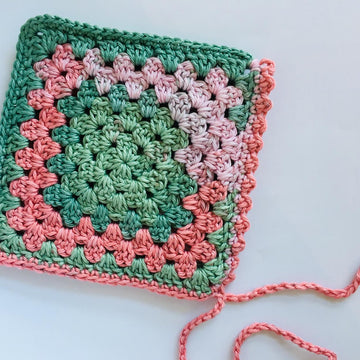 Granny Square Summer bonnet