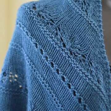 #181 Sapphire Lace Shawl