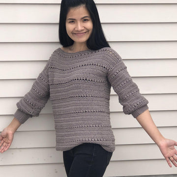 Scoop neck sweater