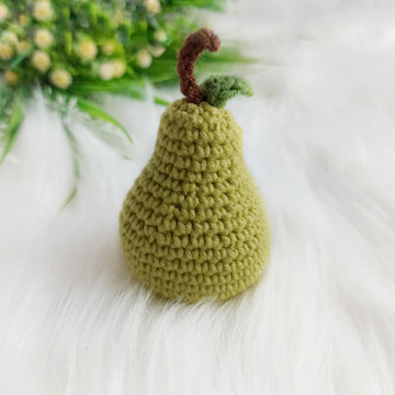 Crochet pear pattern