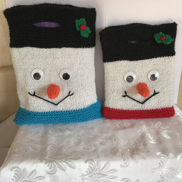 Snowman Gift Bags for Christmas selection packs Sweets chocolates and treats