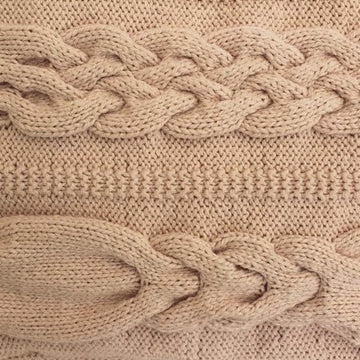 Cabled Pillow Sham