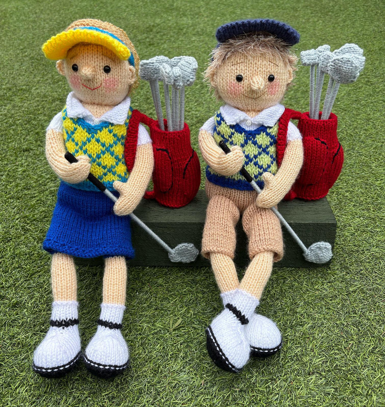 Gary and Geri the golfers