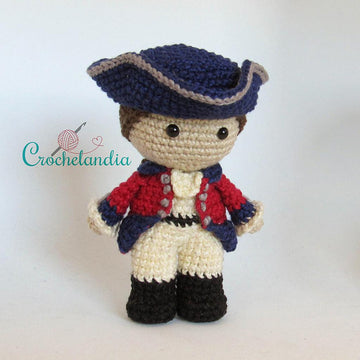 Lord John Grey amigurumi doll - crochet pattern by Crochelandia