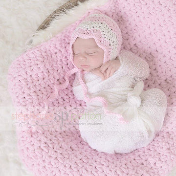 Chevron Pixie Bonnet