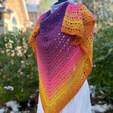 Crochet Pattern: Fry and Leela Shawl