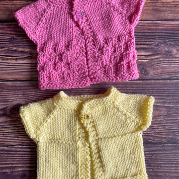The Cocoon Top Down Chunky Baby Jacket Set
