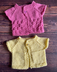 The Cocoon Top Down Chunky Baby Jacket Set
