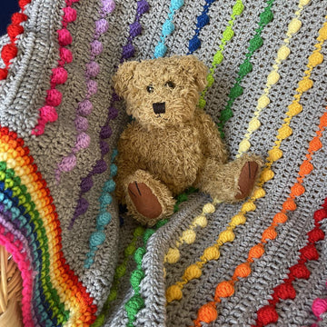 Unique Oblique Bobble Blanket