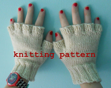 Worsted Fingerless Gloves for Men and Women