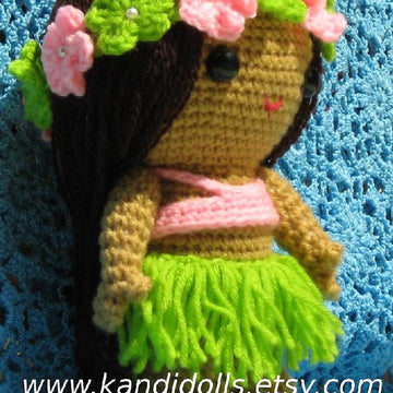 Anela the Hula Girl - PDF Crochet Pattern