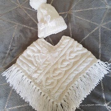 "Waterford" Aran Poncho Pattern