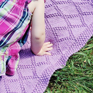 Sweet Lattice Baby Blanket