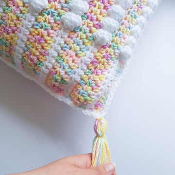 Reversible Bobble Highlight Cushion