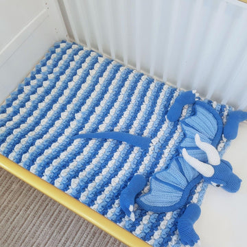 3in1 Ice Dragon Baby Blanket