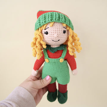 Fern the Christmas Elf Doll