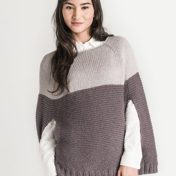 Carver Capelet in Blue Sky Fibers Suri Merino - 201815 - Downloadable PDF