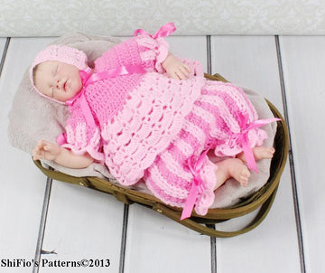 233-Pleated Angel Top Crochet Pattern #233