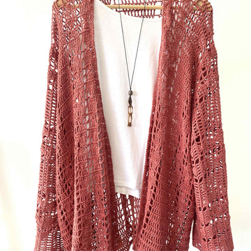 Spring lantern cardigan