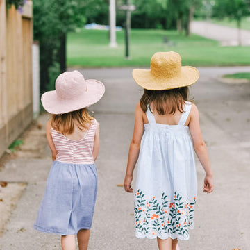 Cleo Wide Brim Fedora - Kids