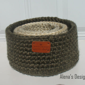 Easy Crocheted Baskets