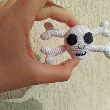 Skull with bones