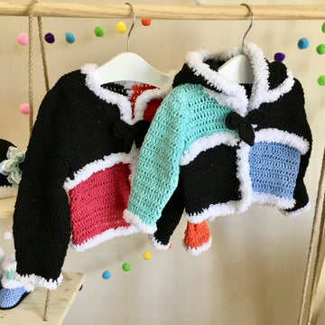 Baby Cardigan Set Pattern No. 406