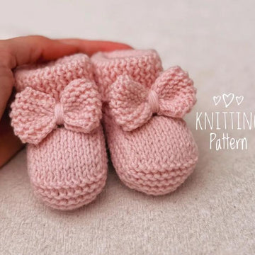 Bow Baby Booties