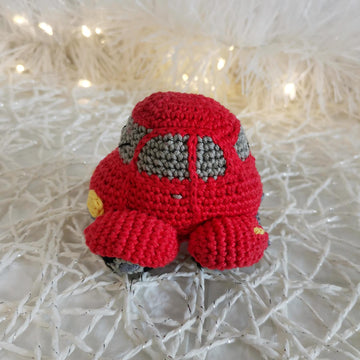 Turbo Red Race Car – Amigurumi Crochet Pattern