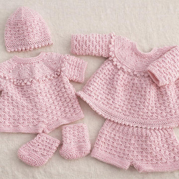 Little Ridges Angel Top Set Knitting Pattern P57 | Dolls Clothes | Elizabeth Primrose Patterns
