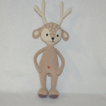 Bambi deer amigurumi doll