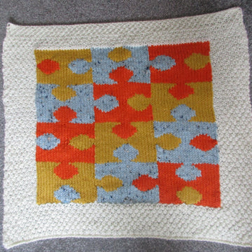 Jigsaw Pieces Buggy Blanket