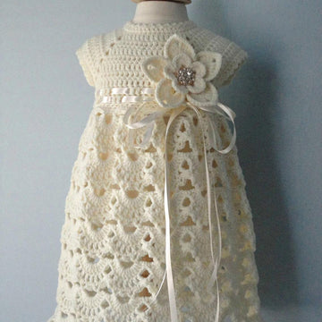 Dress Baby Girl Newborn Outfit Crochet PATTERN
