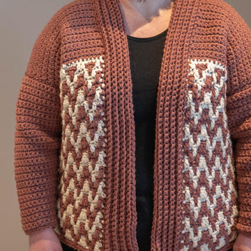 Mosaic Crochet Cardigan