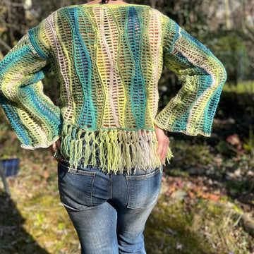 Häkelanleitung Sommersweater "Boho-Breeze"