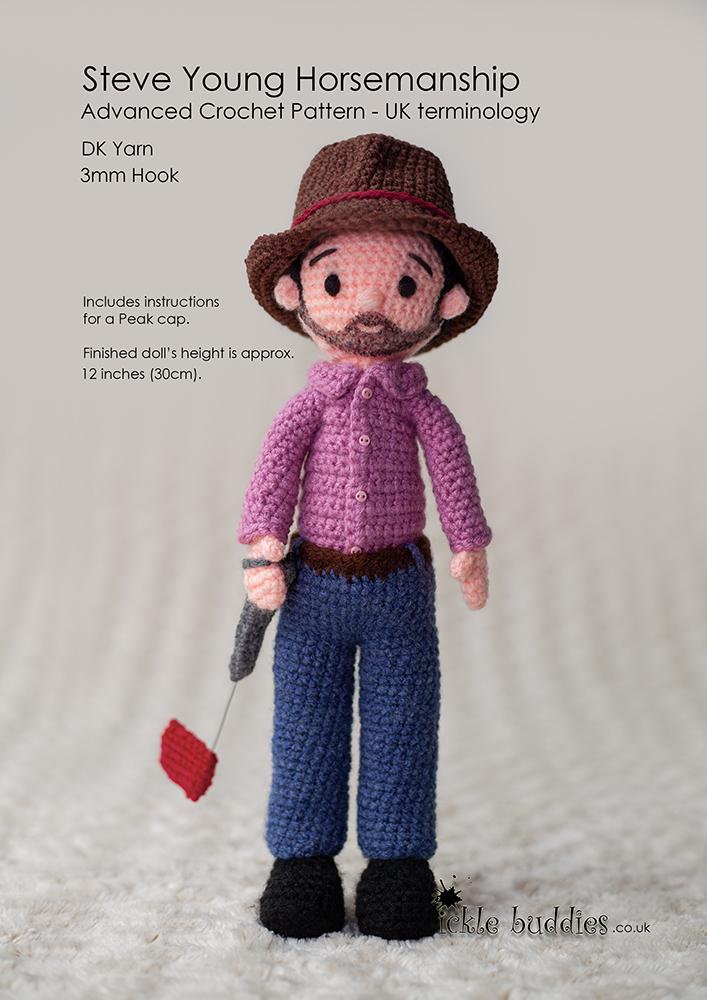 Horse Trainer Doll Crochet Pattern: Equestrian Amigurumi