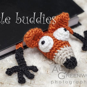 Fox Bookmark - CROCHET Pattern - UK Terminology