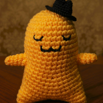 Classic Cheese-kun Amigurumi Emotional Support Cheese Blob