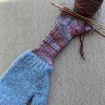 Felted Mittens with Liner