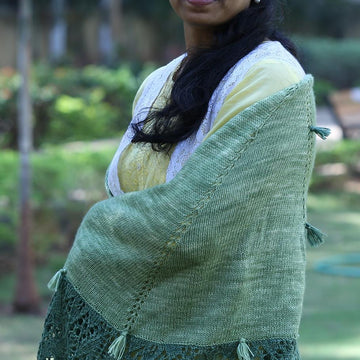 Echoing Green Shawl