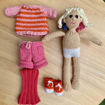 Enid doll knitting pattern