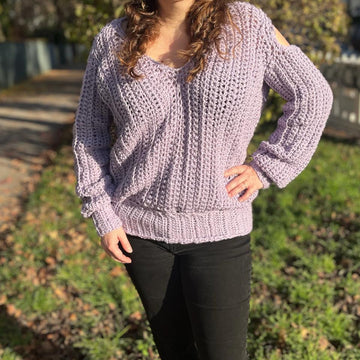 Sweater "Purple Rain"