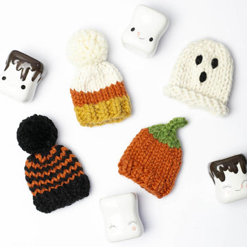 Halloween Marshmallow Mug Hats Pumpkin Ghost Fall