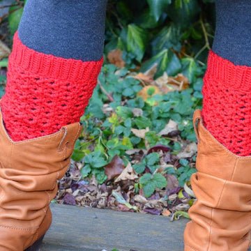 Lacy leg warmers