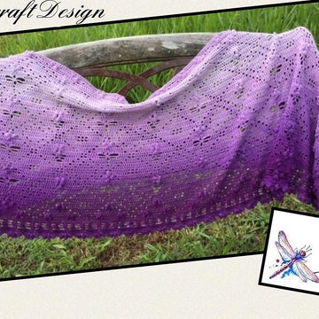 Dragonfly Hide n Seek Shawl