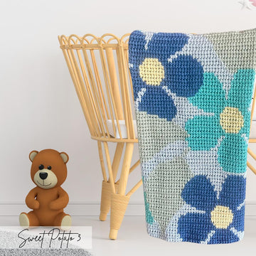 Forget Me Knot Baby Blanket